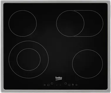 Runner’s Kitchen BEKO Glaskeramik-Kochfeld EB9741 XHL, Sologerät Edelstahlrahmen EB9741XHL 0