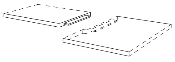 Runner’s Kitchen Nut- und Federverbindung für Abdeckböden, 25 mm stark oder Arbeitsplatten-Ecken 0