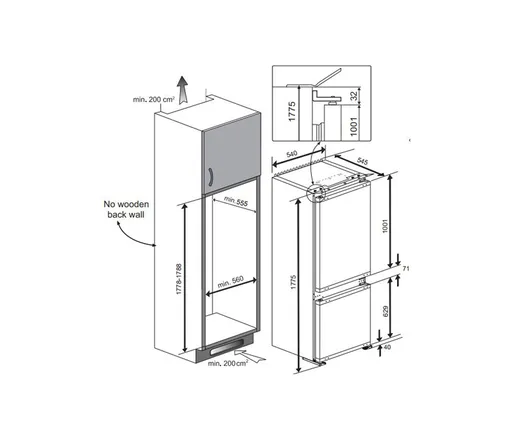 BEKO Integrierte Kühl- Gefrierkombination BCSA285K4SN BCSA285K4SN Runner’s Kitchen BEKO Integrierte Kühl- Gefrierkombination BCSA285K4SN BCSA285K4SN 1