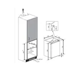 Runner’s Kitchen BEKO Integrierter Kühlautomat B1754N B1754N 1