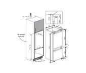 Runner’s Kitchen BEKO Integrierte Kühl- Gefrierkombination BCSA285K4SN BCSA285K4SN 1