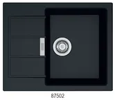 Runner’s Kitchen FRANKE: Einbauspüle Sirius S2D 611-62, aus Tectonite  Carbon 87502 0