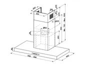 Runner’s Kitchen FABER: Wandhaube EASYPBXA 90 NG EASYPBXA90NG 1